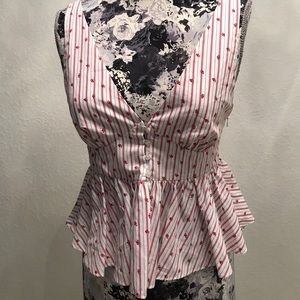 ZARA TRF Cute Peplum Shirt